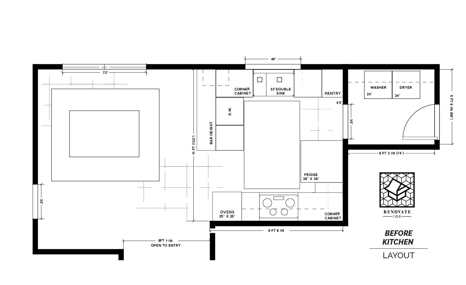 Our IKEA Kitchen Layout – Renovate108